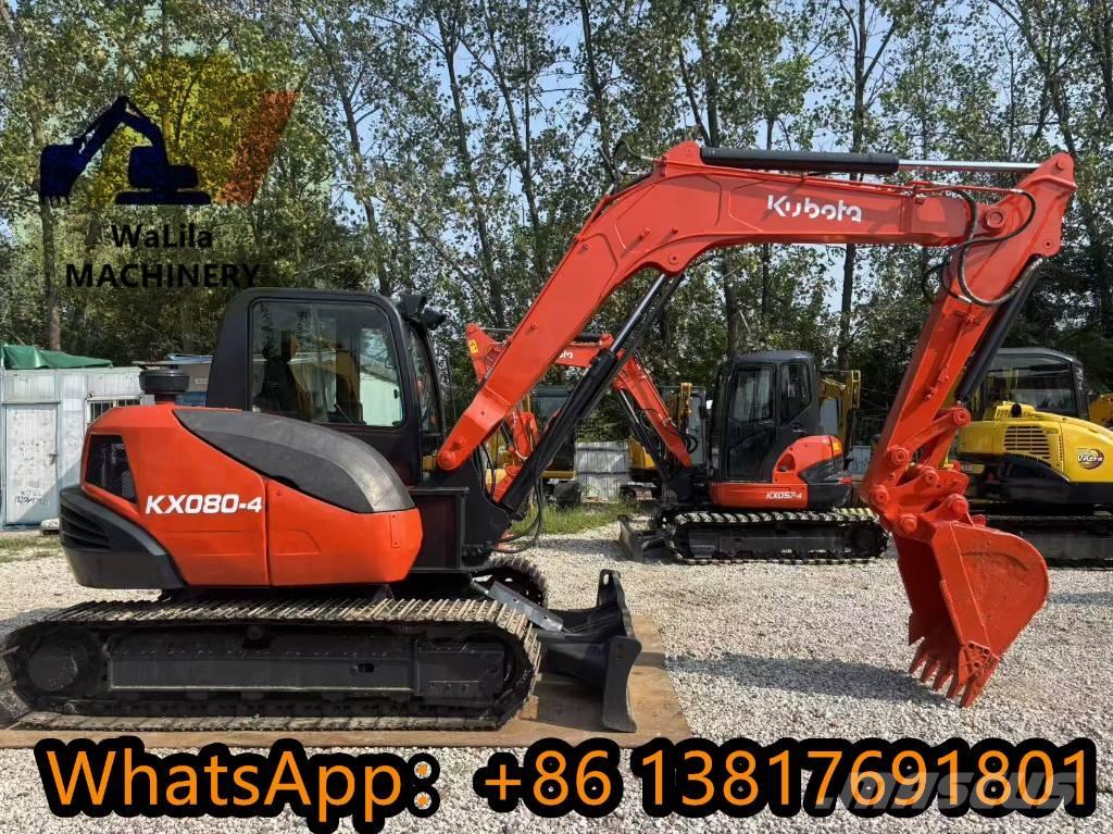 Kubota KX 080-4 Mini rýpadlá < 7t