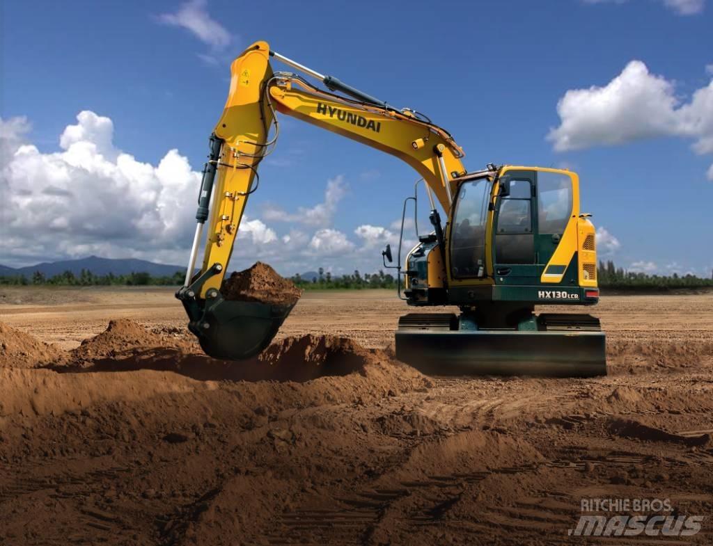 Hyundai HX130LCRD Pásové rýpadlá