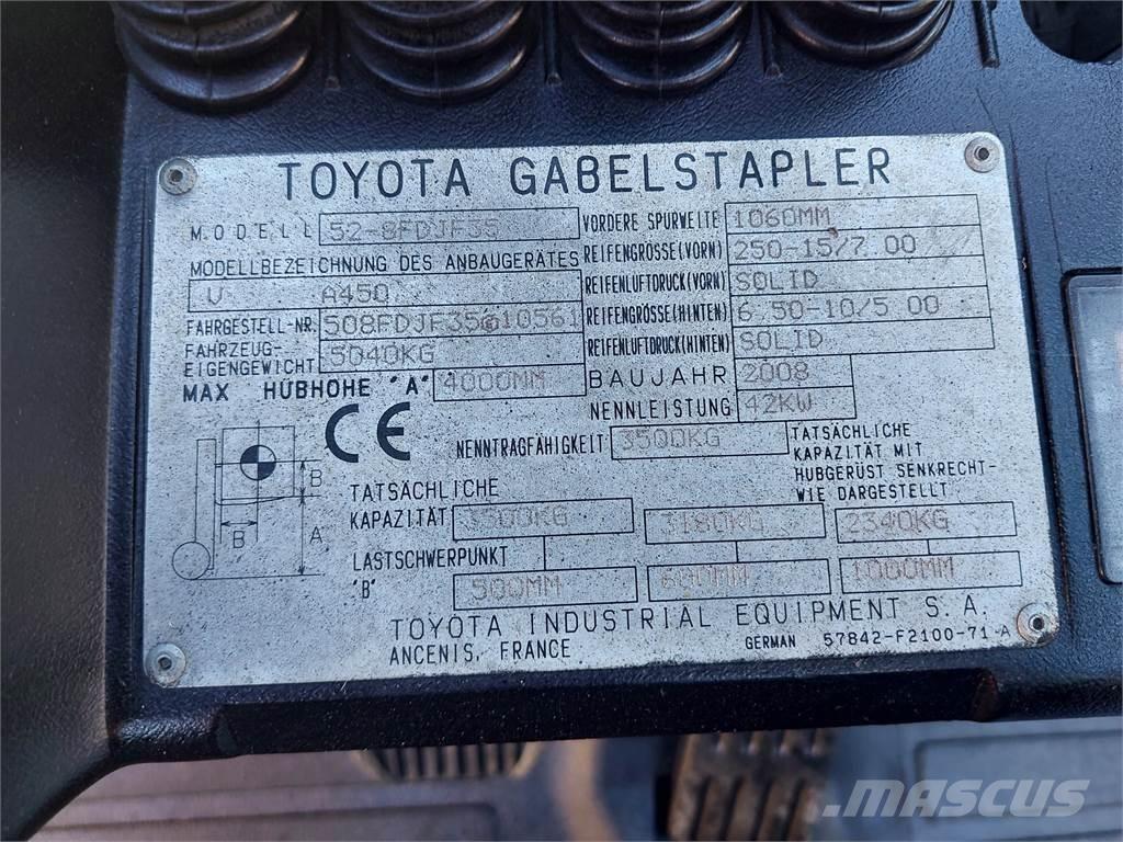 Toyota 52 8FDJF35 Dieselové vozíky
