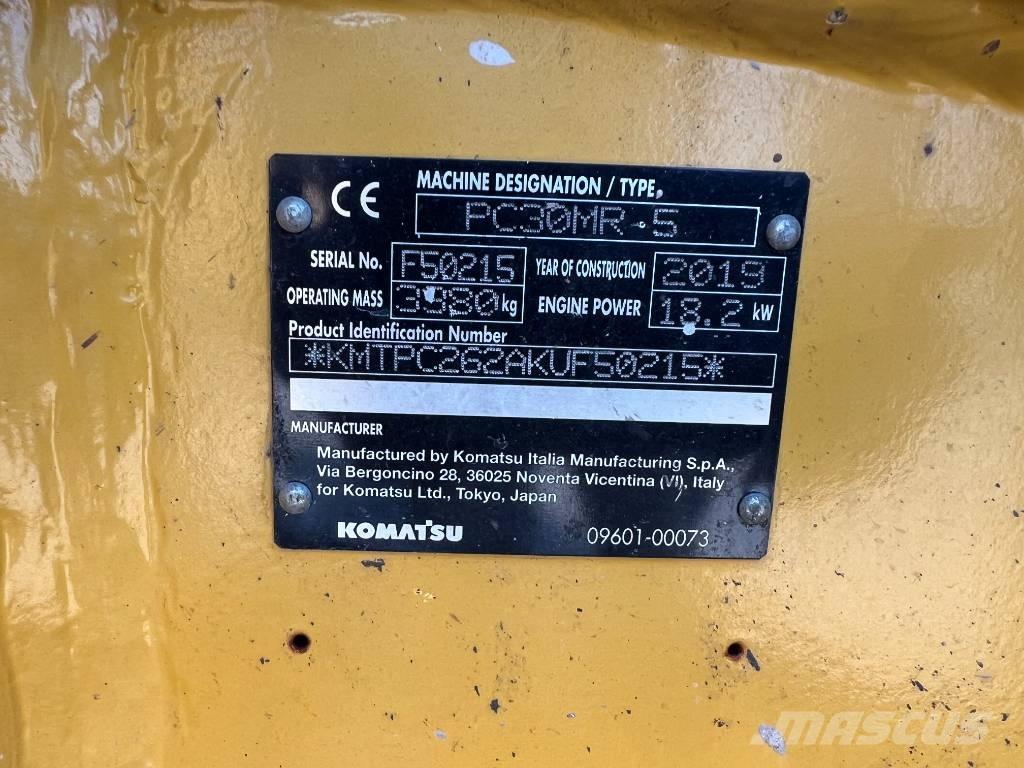 Komatsu PC 30 MR-5 Mini rýpadlá < 7t