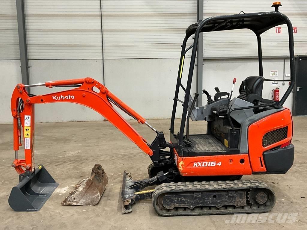 Kubota KX 016-4 Mini rýpadlá < 7t