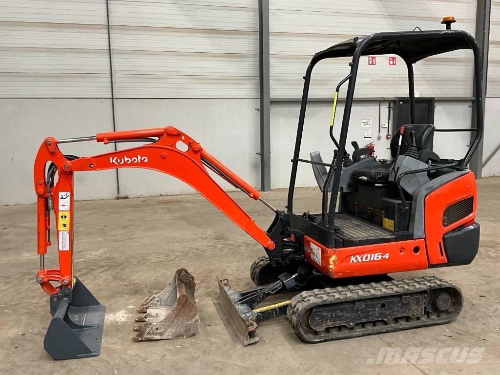 Kubota KX 016-4 Mini rýpadlá < 7t