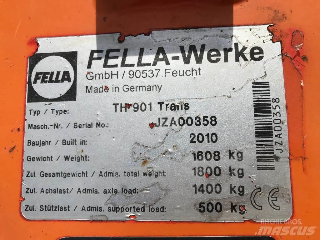 Fella TH 901 TRANS . Obracače a zhrabovače sena