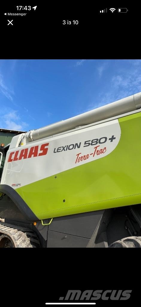 CLAAS Lexion 580 TT Kombinované zberacie stroje