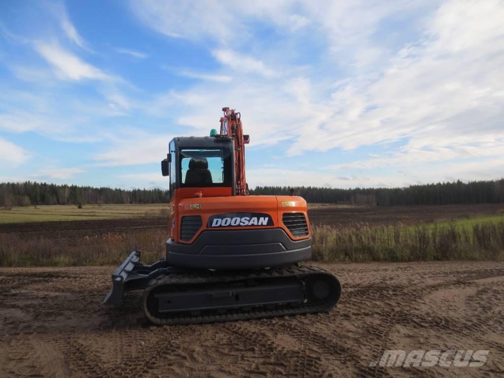 Doosan DX 85 R Midi rýpadlá 7 t - 12 t