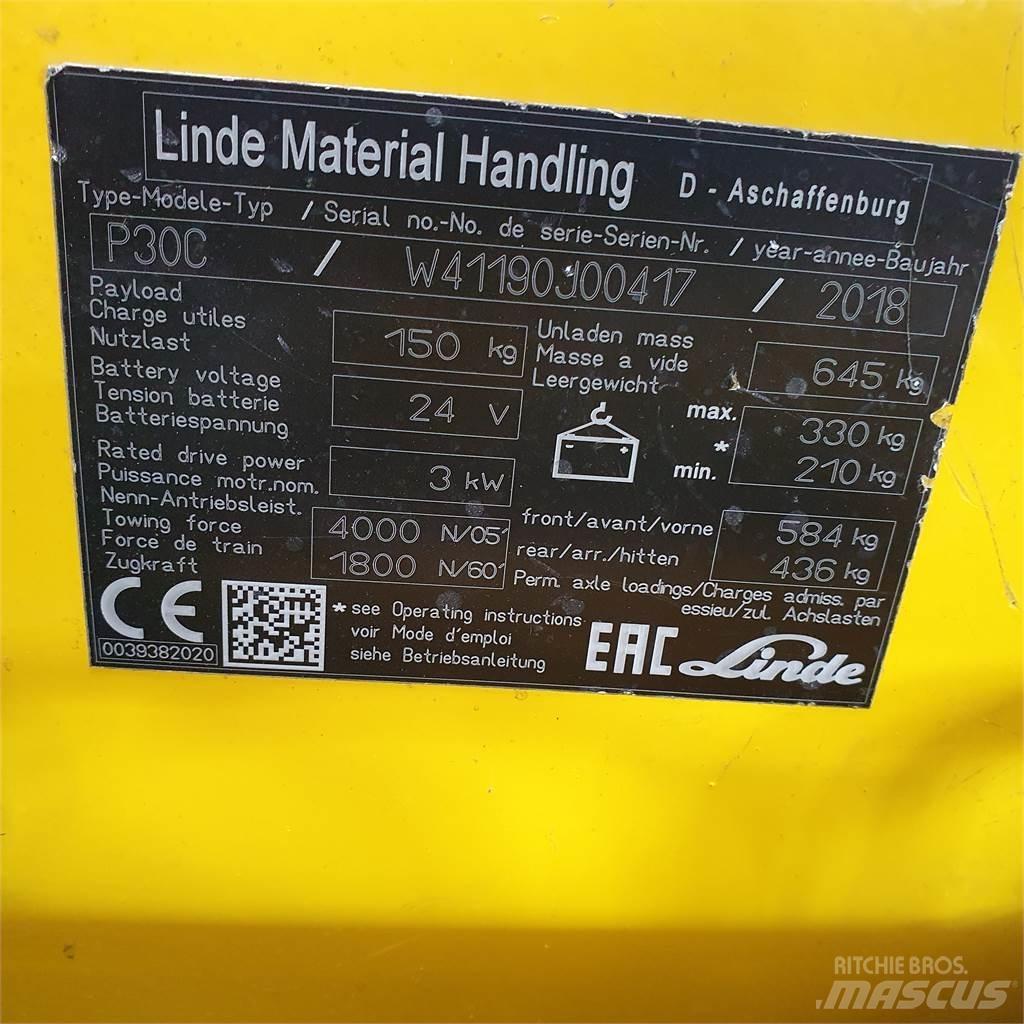 Linde P30C Vlečné vozíky