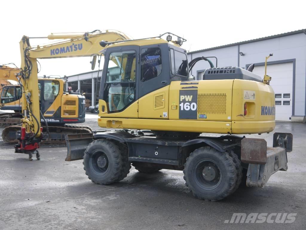Komatsu PW 160-7E0 Kolesové rýpadlá