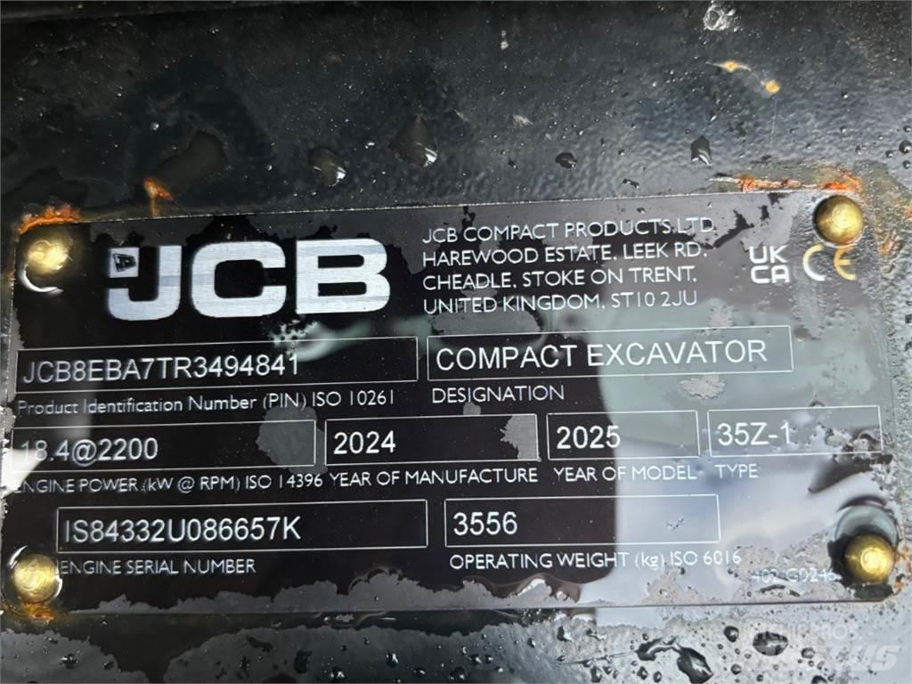 JCB 35Z-1 Mini rýpadlá < 7t