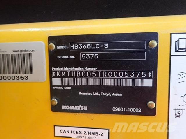 Komatsu HB 365LC-3 Pásové rýpadlá