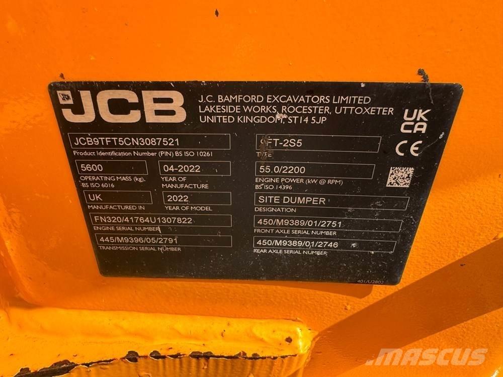 JCB 9T-2FT Stavebné sklápače
