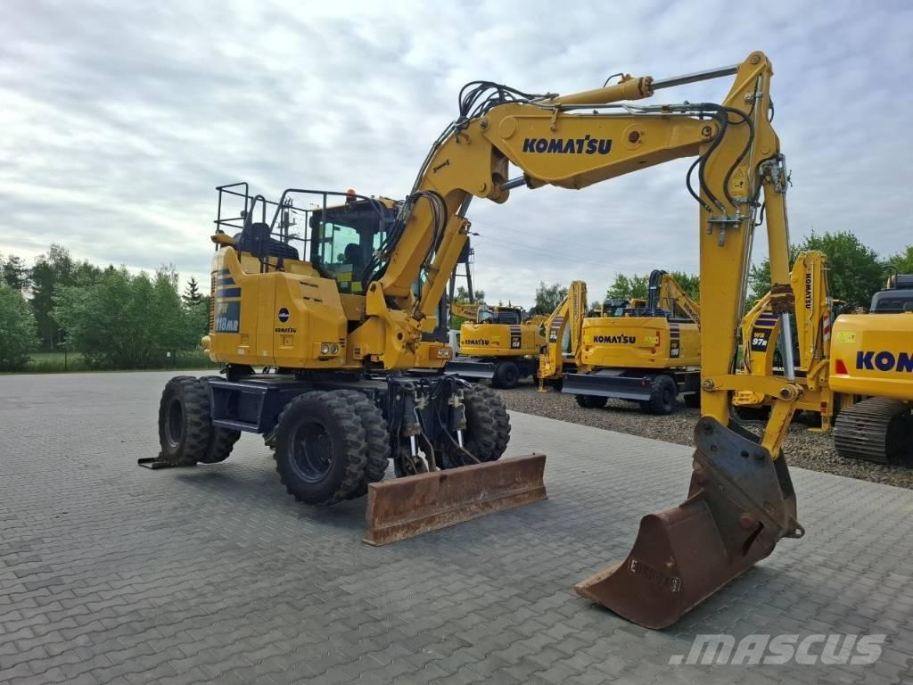 Komatsu PW 118MR-11 Kolesové rýpadlá