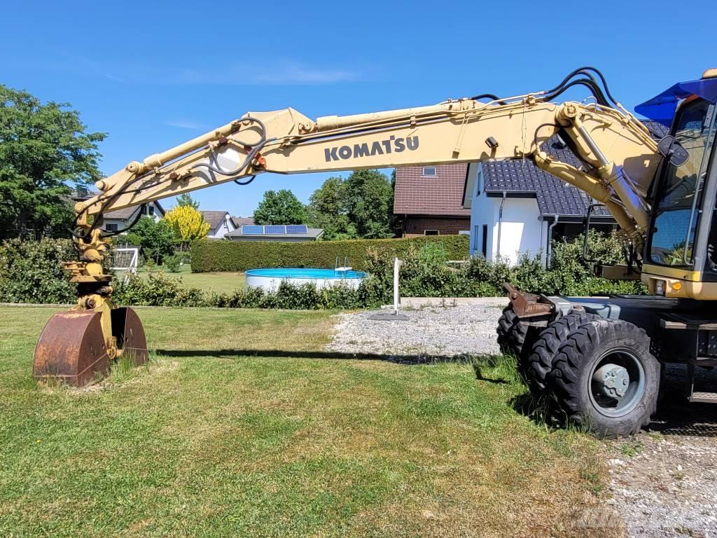 Komatsu PW160 ES-6K Kolesové rýpadlá