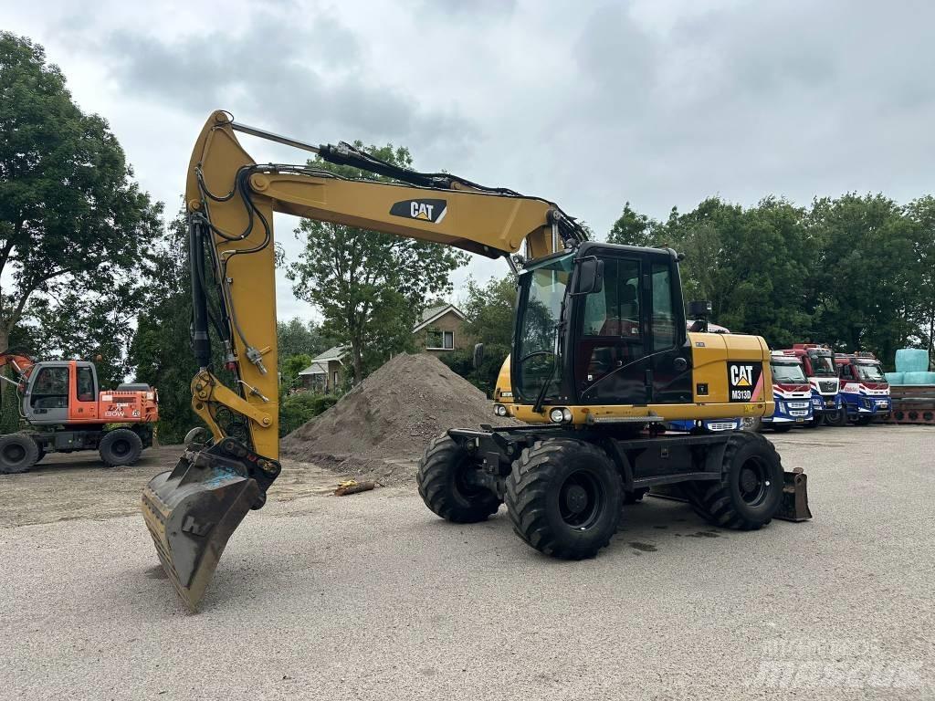 CAT M 313 D Kolesové rýpadlá