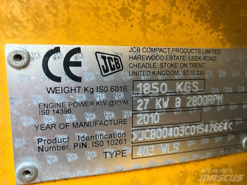 JCB 403 Viacúčelové nakladače
