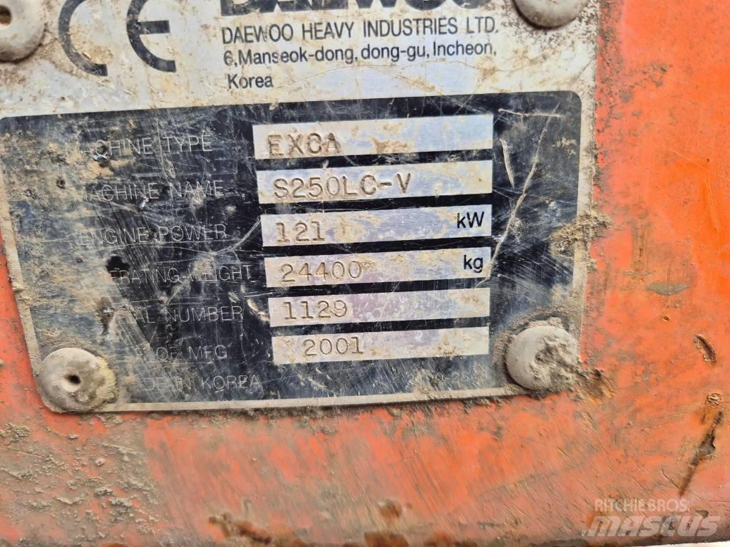 Daewoo S250 Pásové rýpadlá