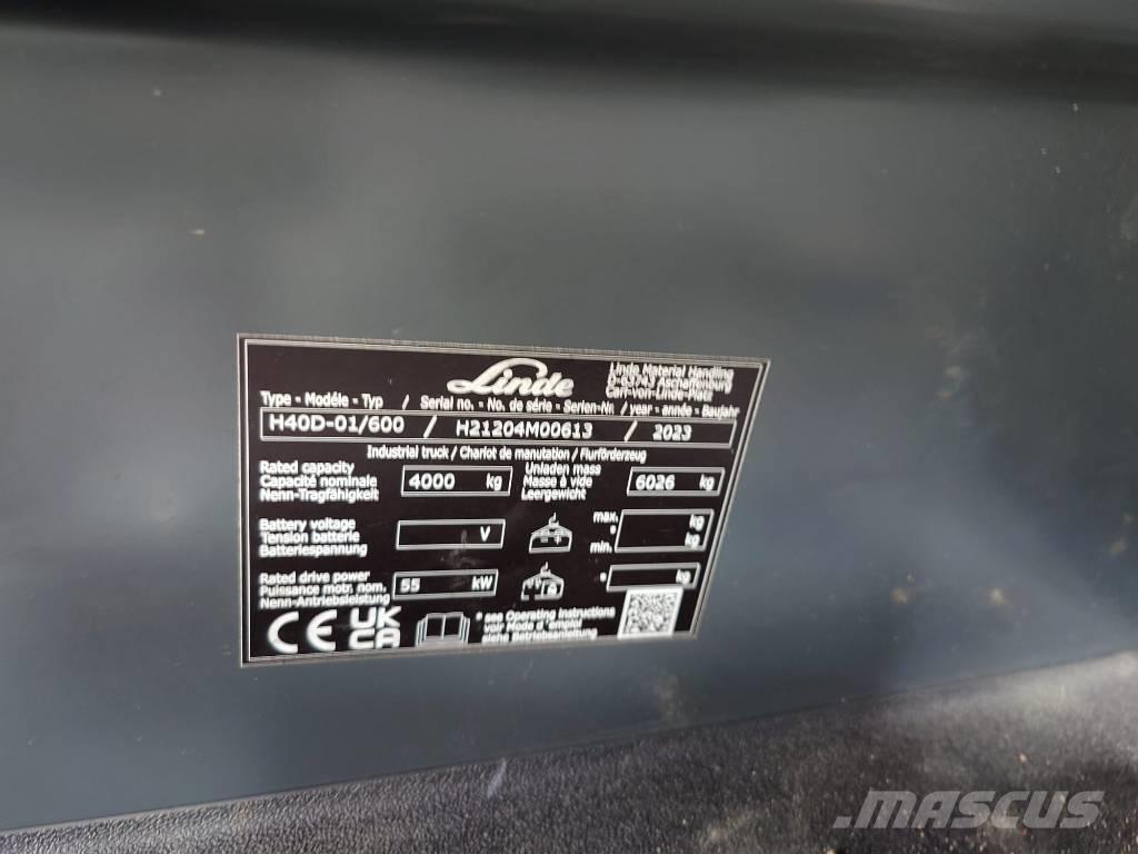 Linde H40D/600/1204 Dieselové vozíky