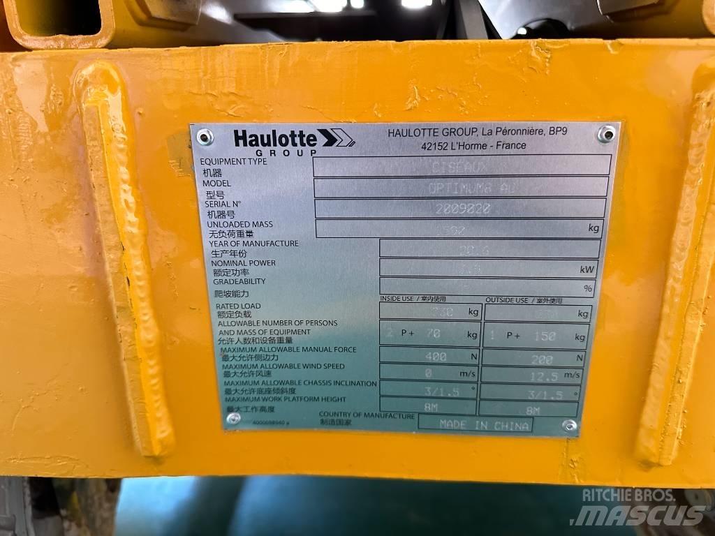 Haulotte OPTIMUM 8 Nožnicové zdvíhacie plošiny