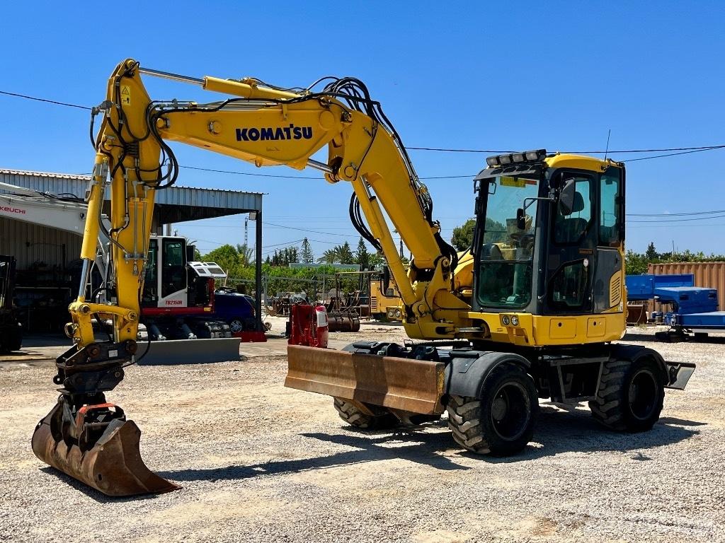 Komatsu PW 98 MR Kolesové rýpadlá