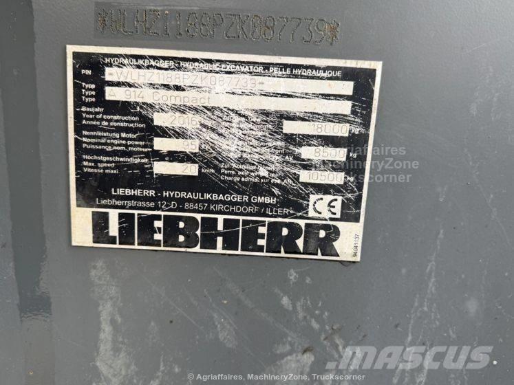 Liebherr A 914 Kolesové rýpadlá