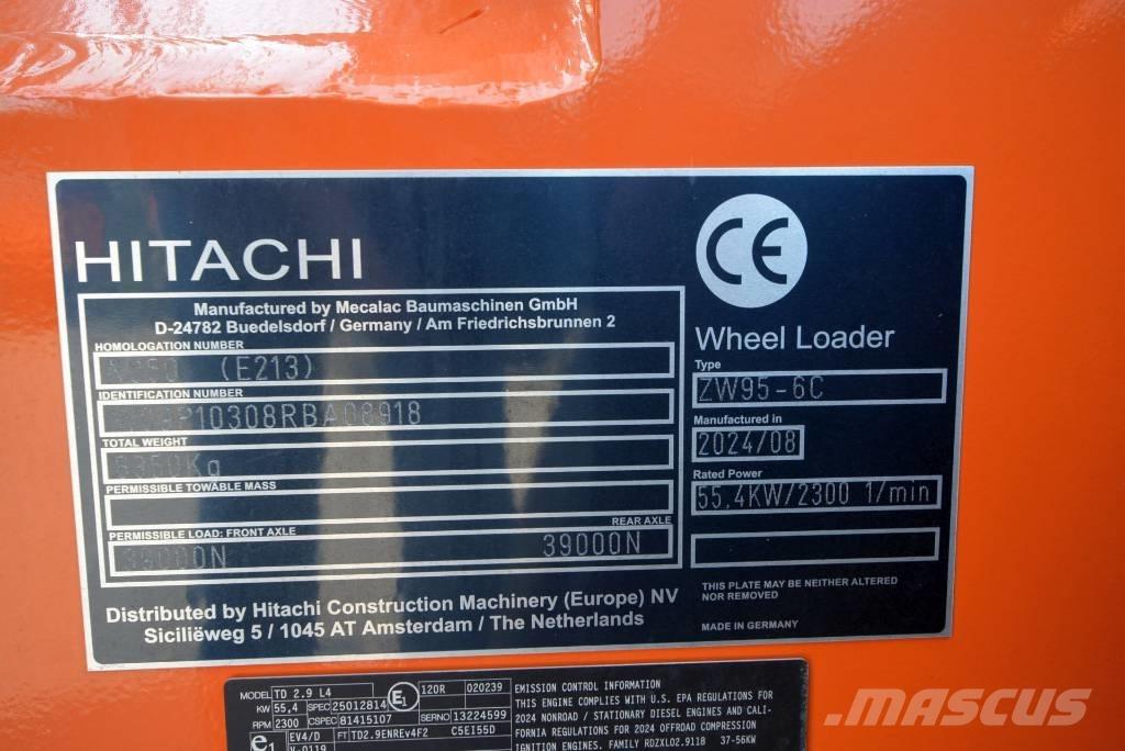Hitachi ZW 95-6 C Kolesové nakladače