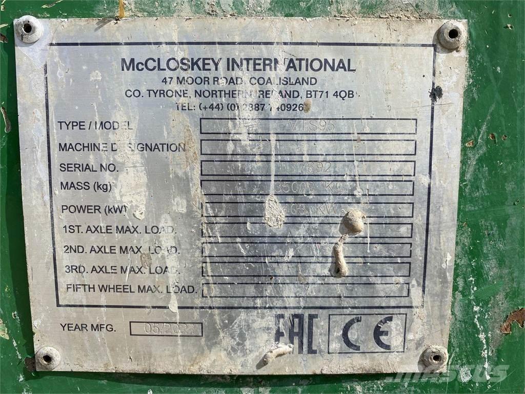 McCloskey VTS95 Mobilné drviče