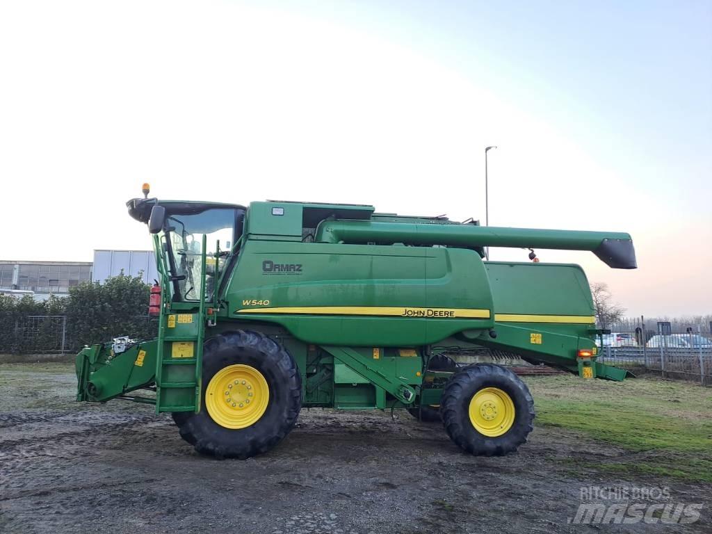 John Deere W 540 Kombinované zberacie stroje