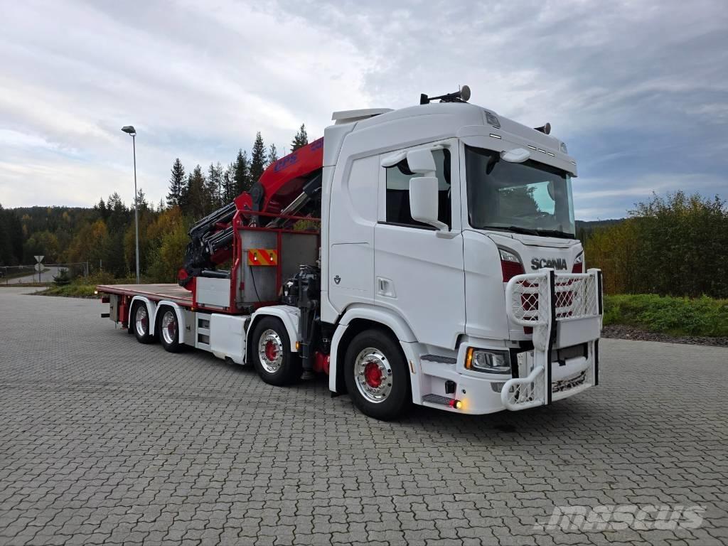 Scania R 650 Autožeriavy, hydraulické ruky