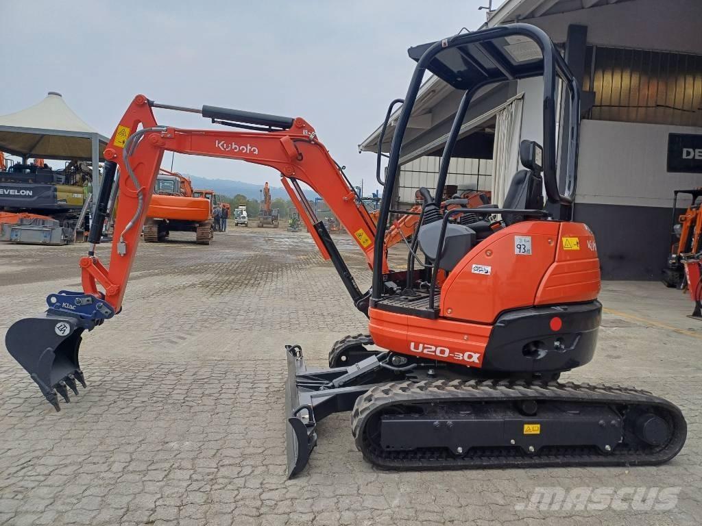 Kubota U 20-3 Mini rýpadlá < 7t