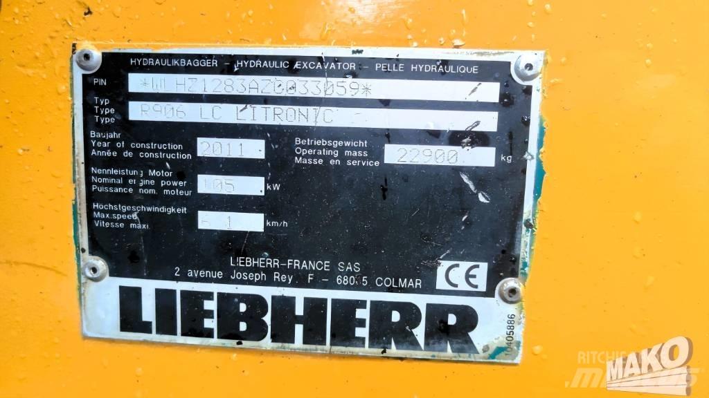 Liebherr R 906 LC Pásové rýpadlá