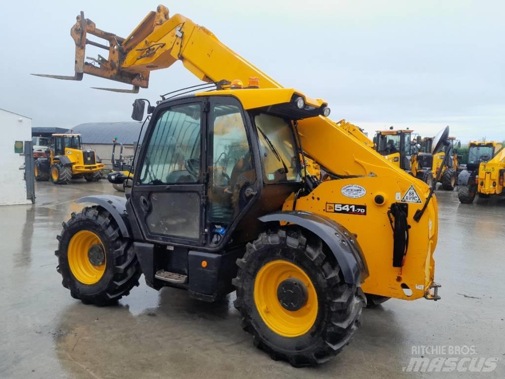 JCB 541-70 Teleskopické nakladače pre poľnohospodárstvo