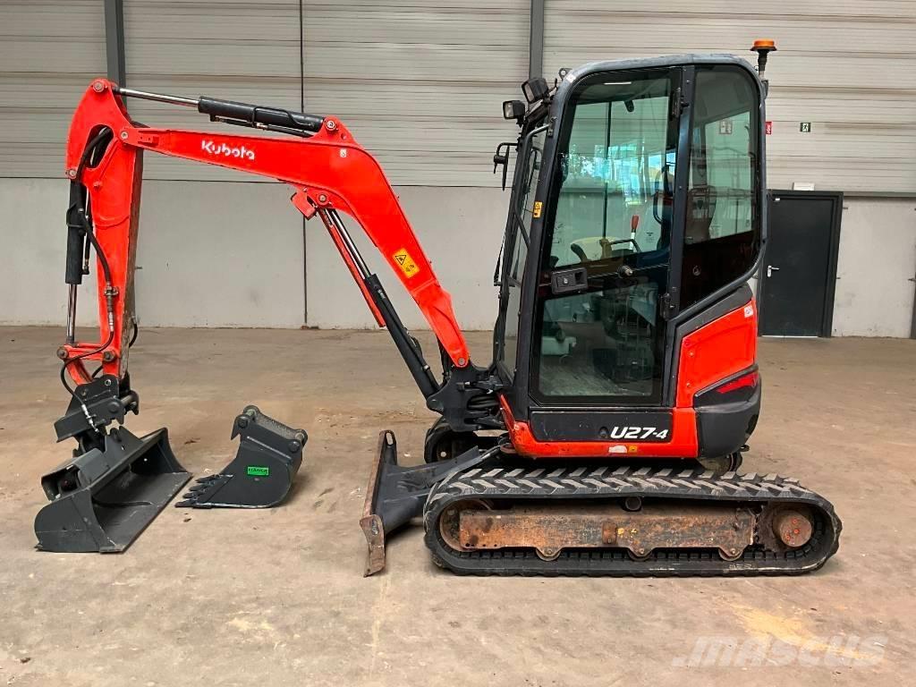 Kubota U 27-4 Mini rýpadlá < 7t