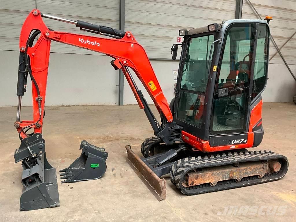 Kubota U 27-4 Mini rýpadlá < 7t