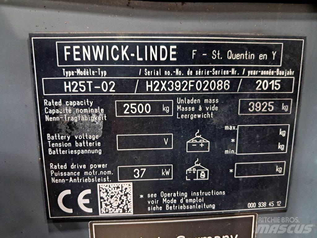 Linde H25T-02 LPG vozíky