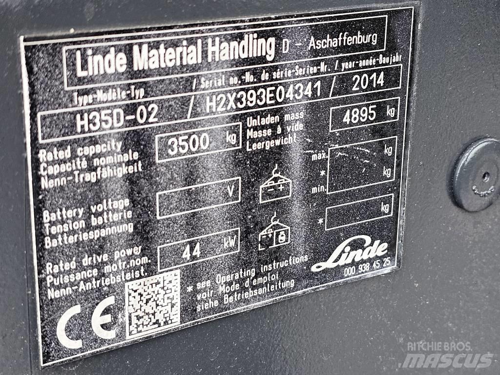 Linde H35D-02 Dieselové vozíky