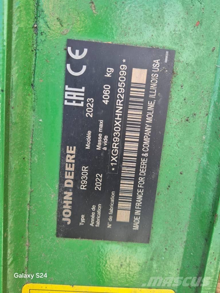 John Deere R930R Žacie stroje