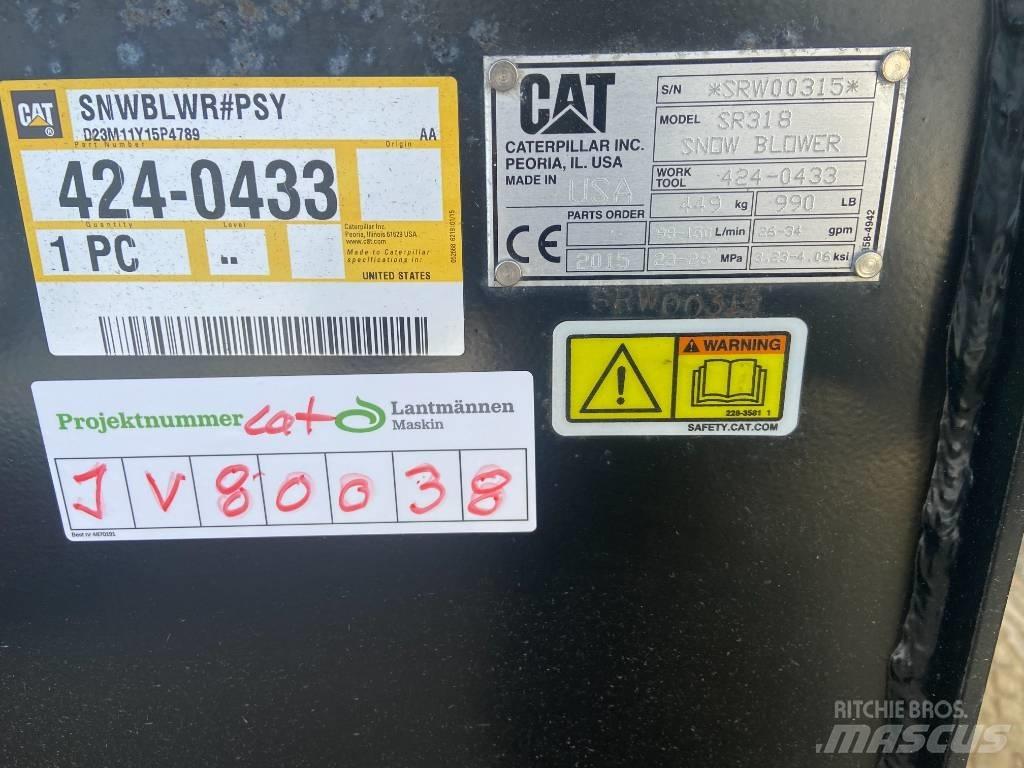 CAT SR318 SNÖ SLUNGA Snehové frézy