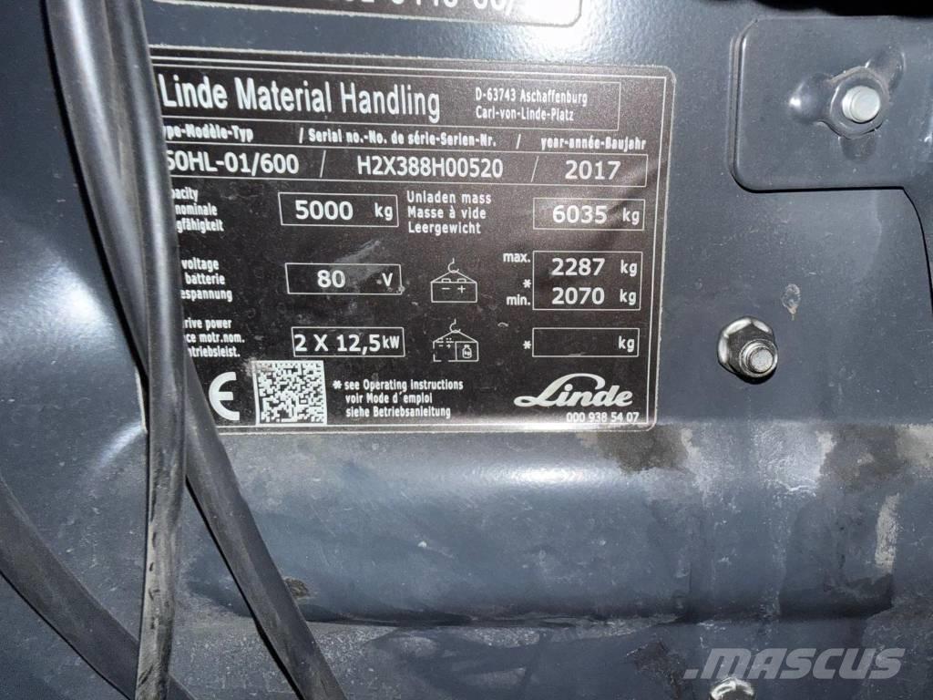 Linde E 50-02 Akumulátorové vozíky