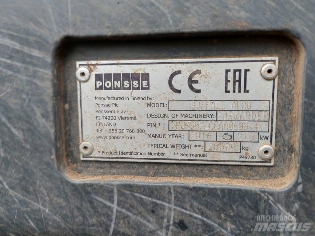 Ponsse BUFFALO AF 8W Lesné traktory