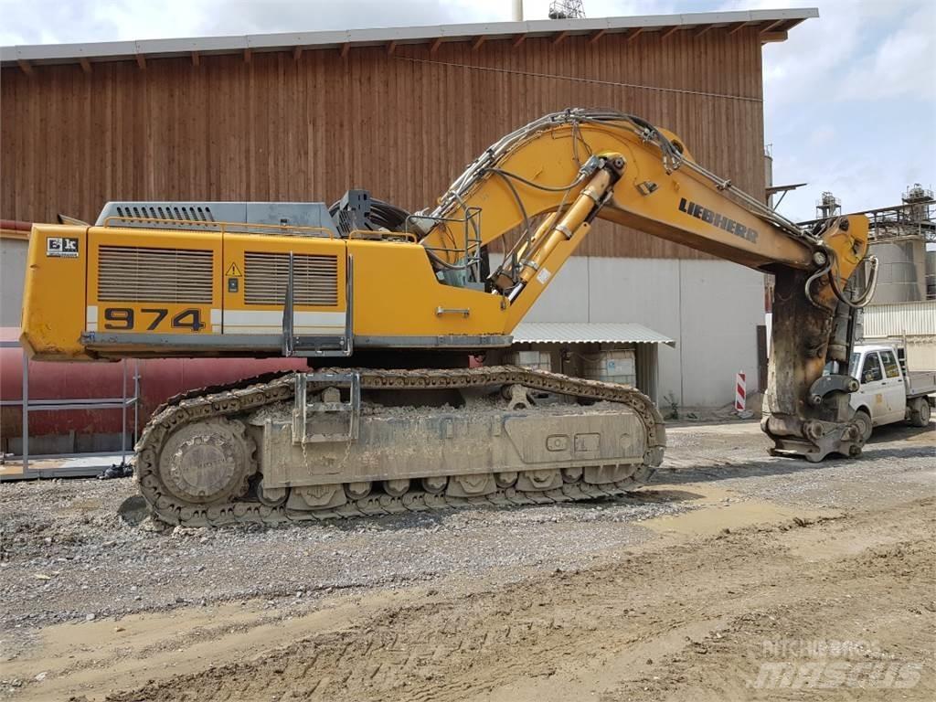Liebherr R974 Pásové rýpadlá