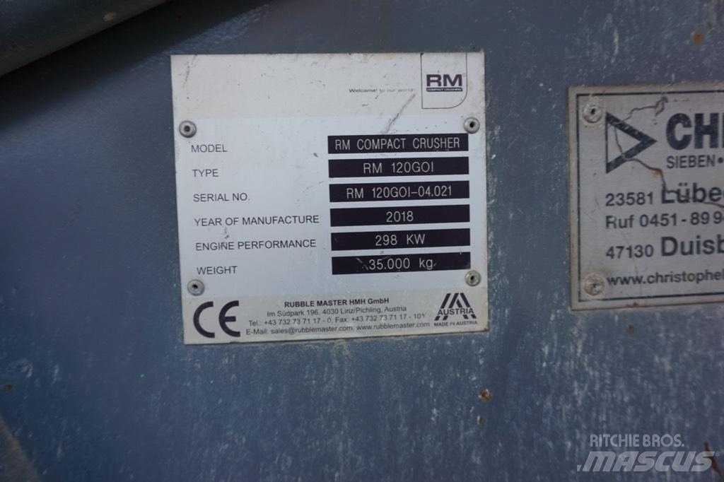Rubble Master 120GO! Mobilné drviče