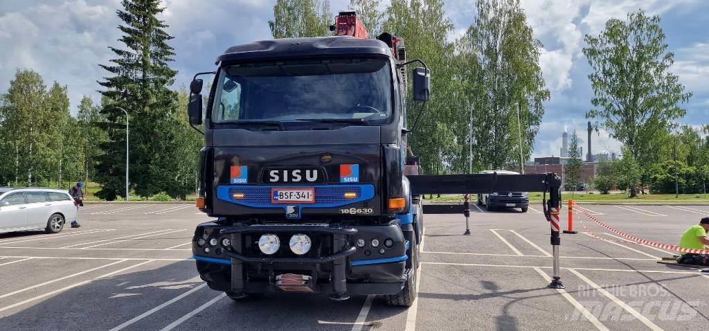 Sisu E18 630 Autožeriavy, hydraulické ruky