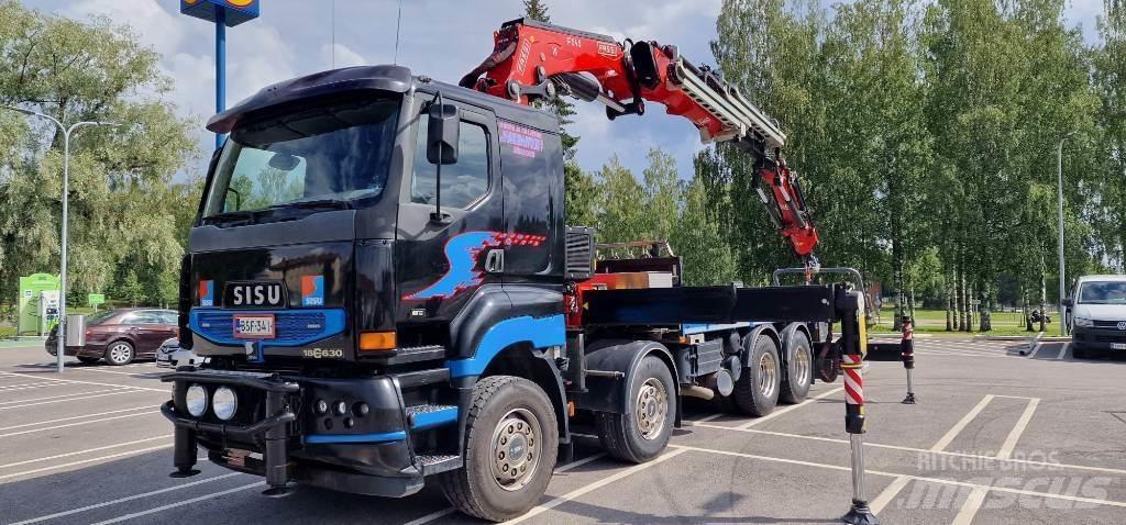 Sisu E18 630 Autožeriavy, hydraulické ruky