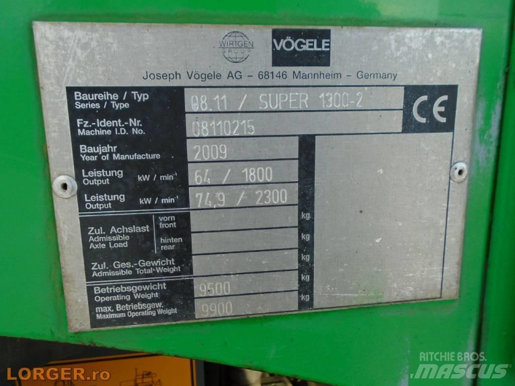 Vögele Super 1300-2 Finišéry