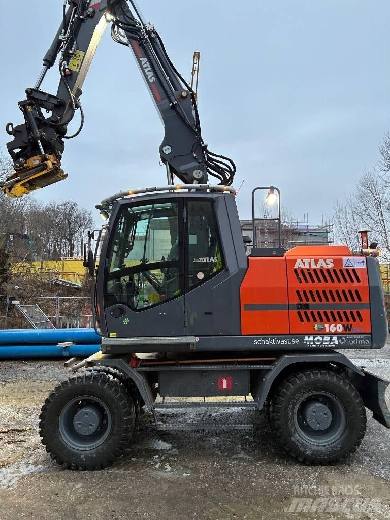 Atlas 160 W Kolesové rýpadlá