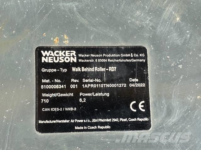 Wacker Neuson RD 7 Tandemové valce