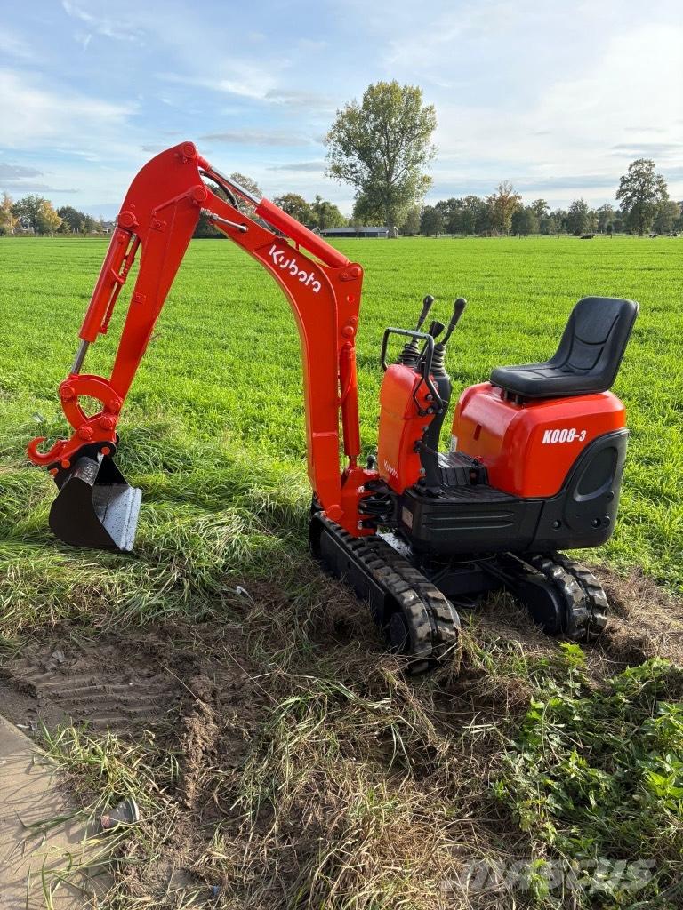 Kubota K 008-3 Mini rýpadlá < 7t
