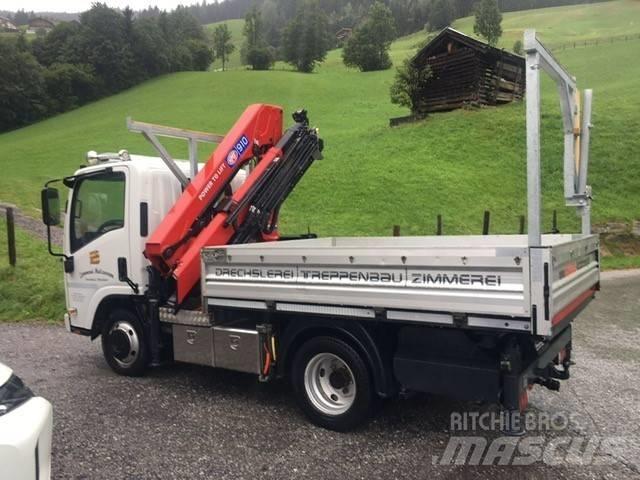 Isuzu N2 mit HMF 910 Autožeriavy, hydraulické ruky