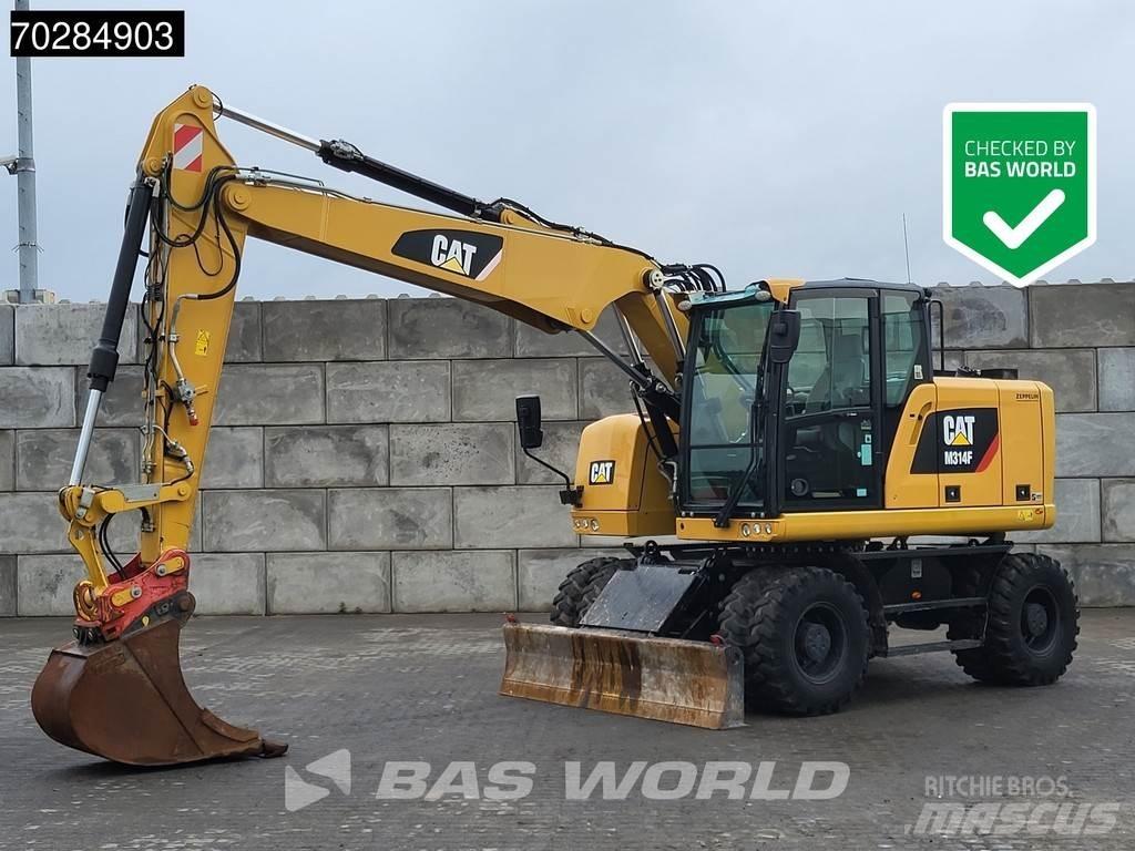 CAT M314 F Kolesové rýpadlá