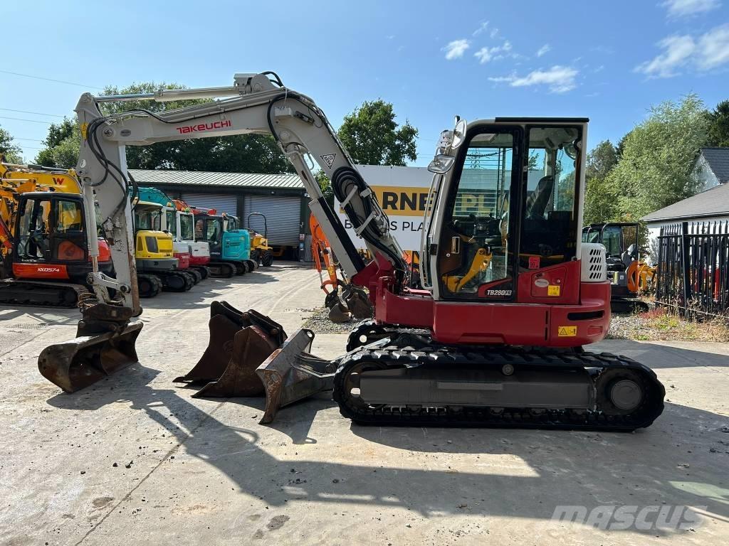 Takeuchi TB 280 FR Midi rýpadlá 7 t - 12 t