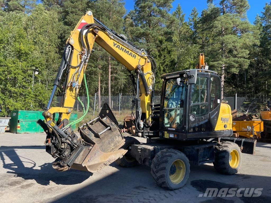 Yanmar B 95 W Kolesové rýpadlá